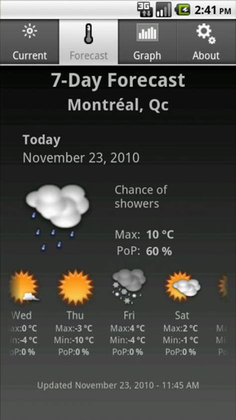 quebec weather 10 day forecast.